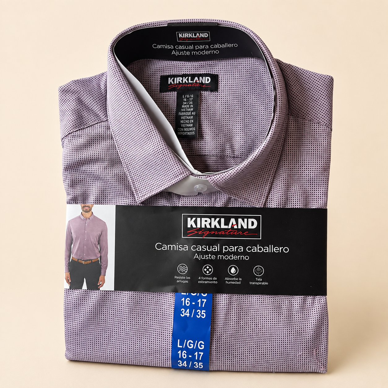 Camisa Kirkland para caballero