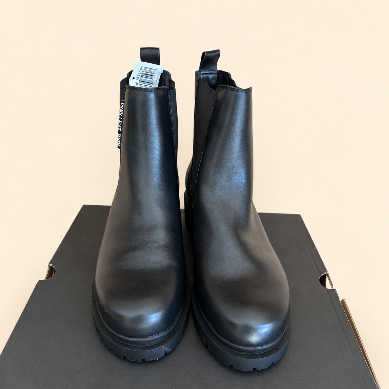 Botines negros para dama