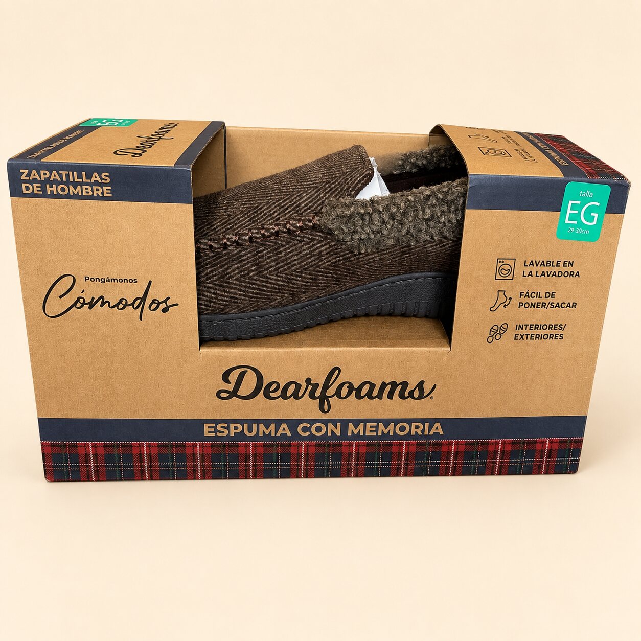 Pantuflas Dearfoams para caballero