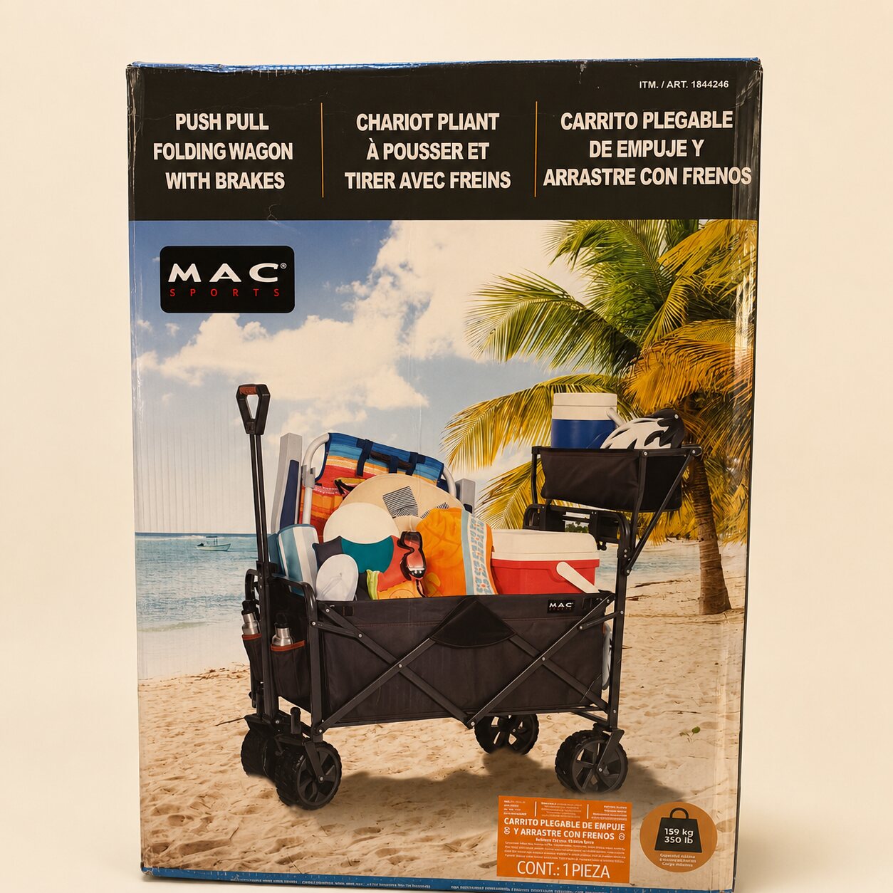 Carrito plegable MAC Sports