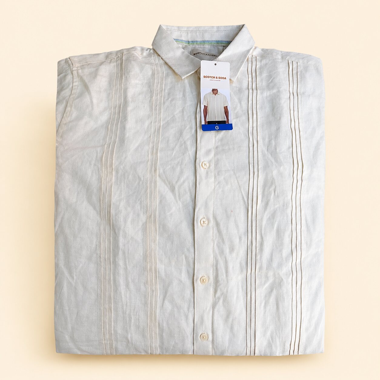 Camisa blanca para caballero